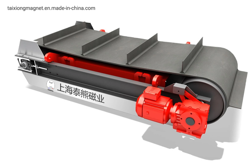 Suspended Self Cleaning Permanent Cross Belt Magnet Separator for Conveyor Belt